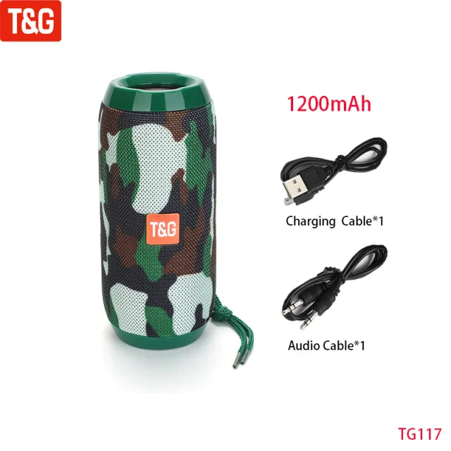 Enceinte Bluetooth Portable - Son Puissant & Basses Renforcées