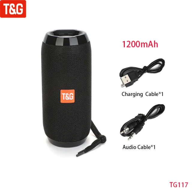 Enceinte Bluetooth Portable - Son Puissant & Basses Renforcées